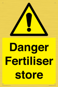 Danger Fertiliser store